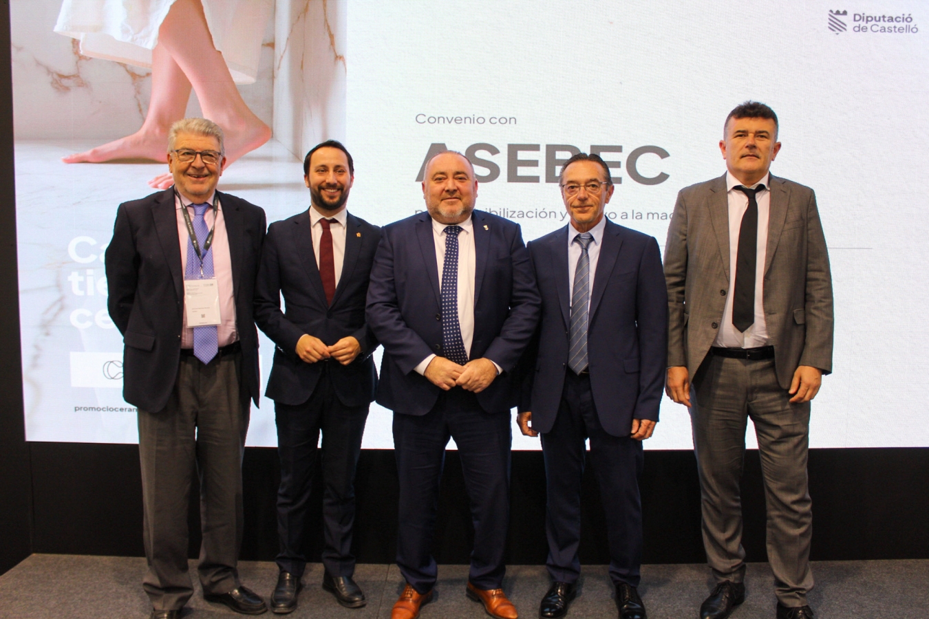 La Diputación de Castellón muestra su apoyo a la maquinaria cerámica con el primer convenio de colaboración con Asebec