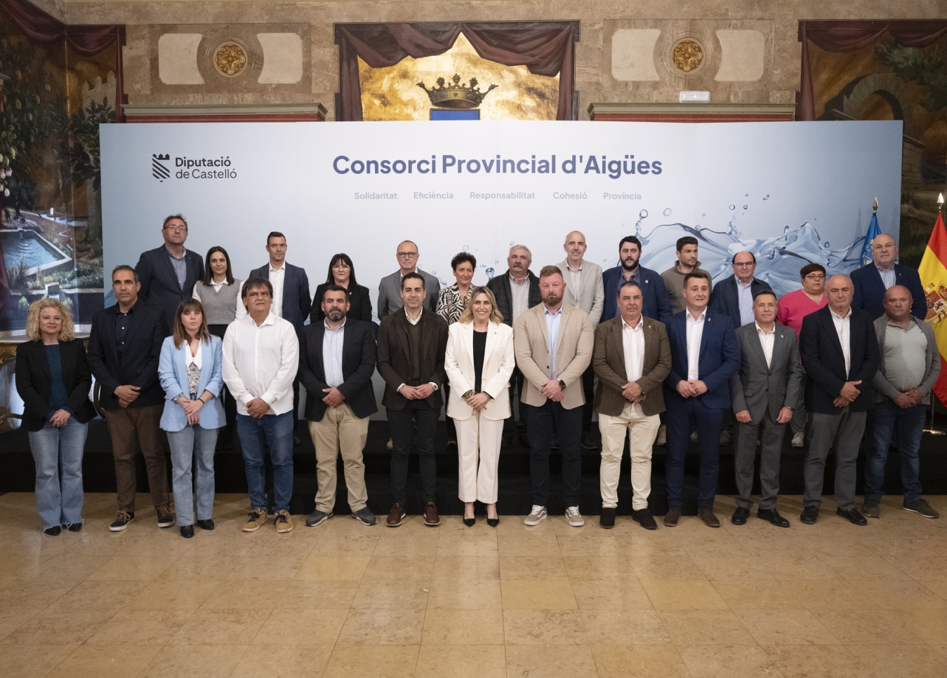 Marta Barrachina cumple con el compromiso de lograr cohesión, eficiencia y solidaridad en la gestión de los recursos hídricos con la creación del Consorcio Provincial de Aguas
