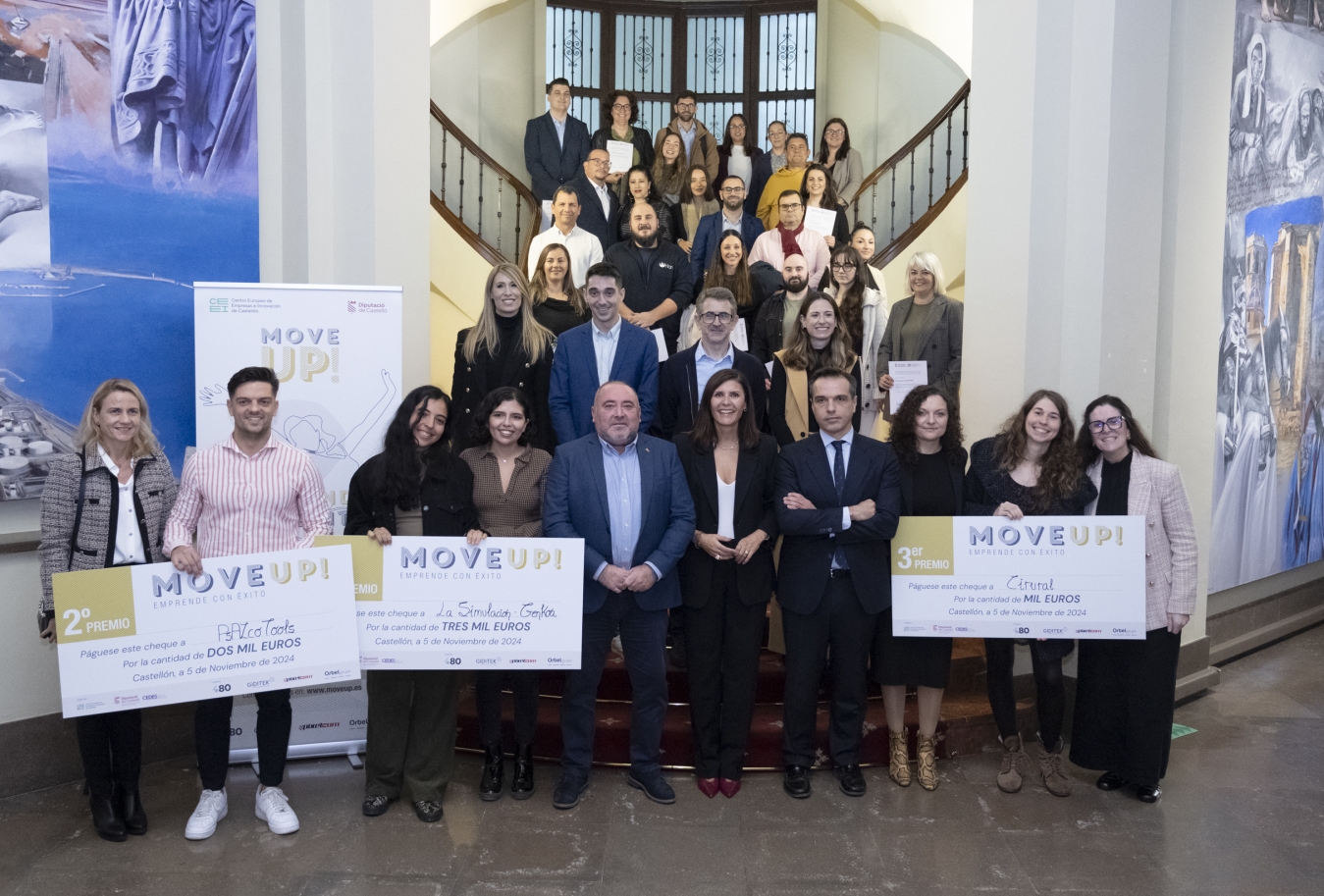 La Diputación y el CEEI Castellón refuerzan su apuesta por el emprendimiento y abren la décima convocatoria de Move Up! Emprende con éxito