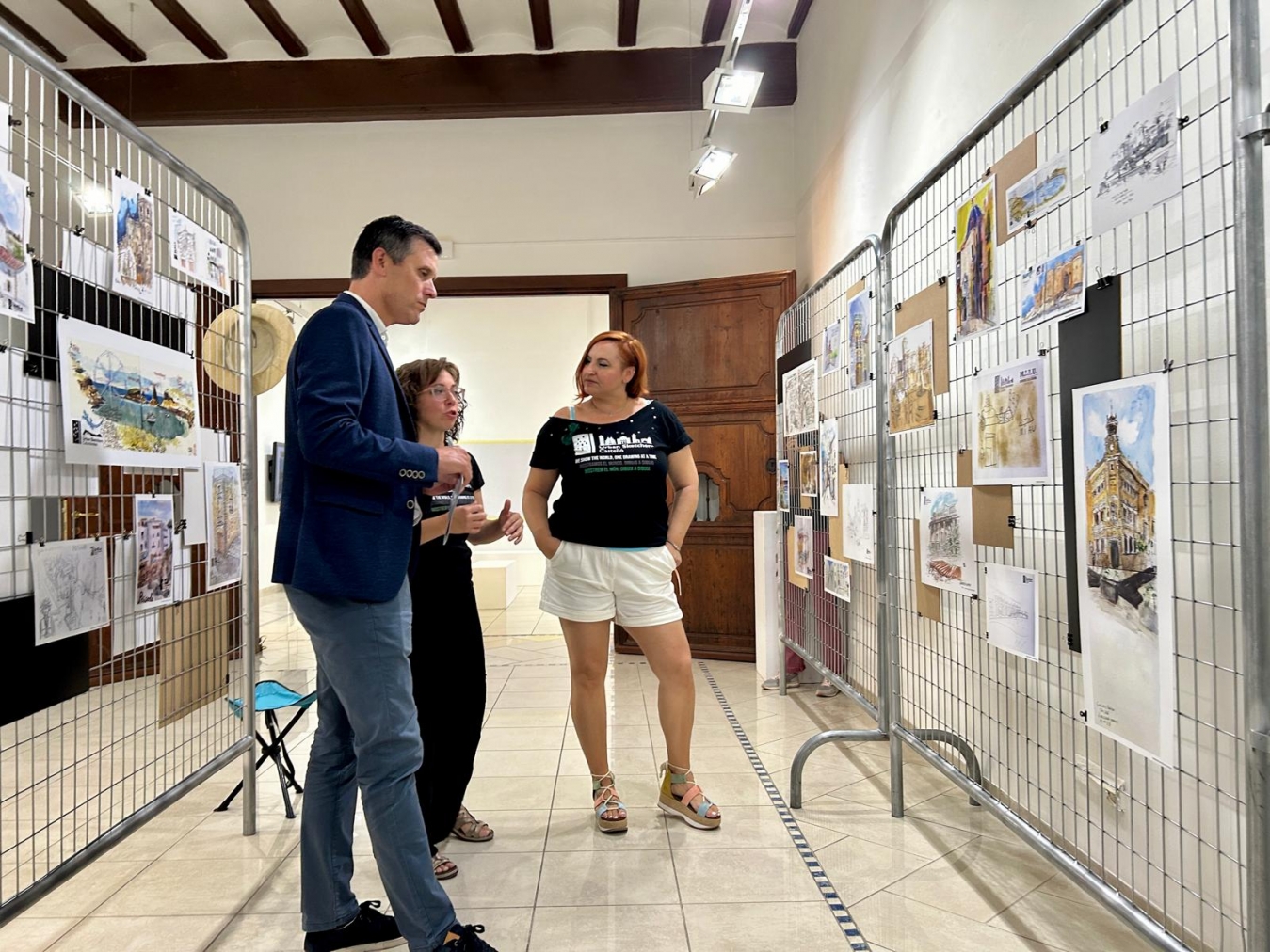ECO Les Aules i Urban Sketchers exposen ‘Dibuixem Província’ a través d'una ruta per les comarques de Castelló